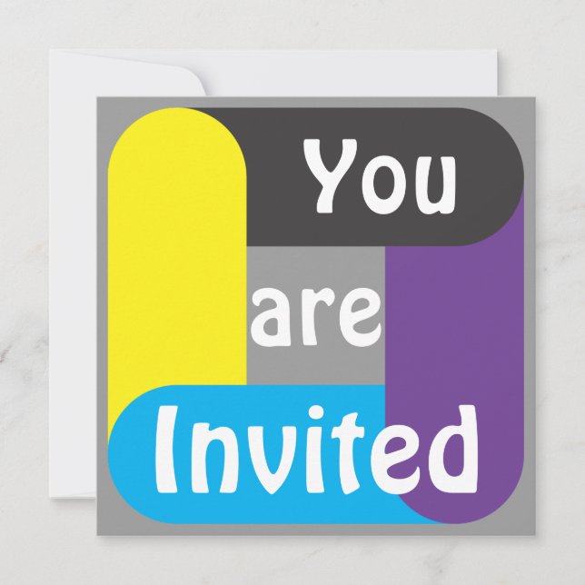 Invitación Está invitado (Anverso)