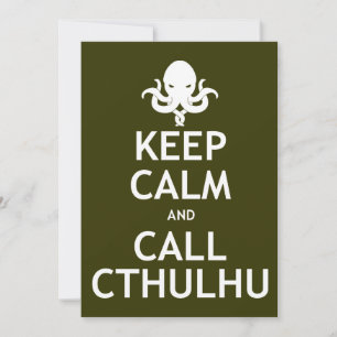 Invitación Está invitado a un P.H. Fiesta Lovecraft