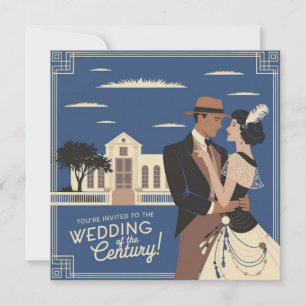 Invitación Está invitado al boda del siglo