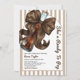 Invitación Está Lista Para Parir Arco Neutral Baby Shower 