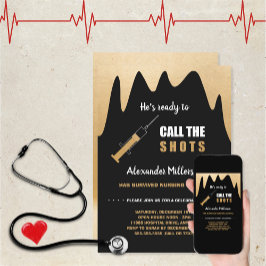 Invitación Está listo para llamar a la graduación de la enfer