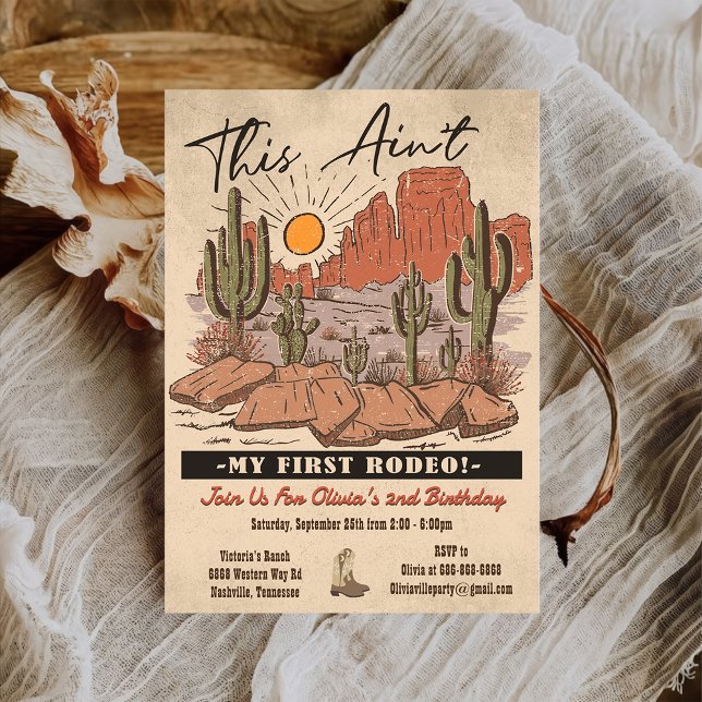 Invitación Esta no es mi primera fiesta de cumpleaños de Rode (Subido por el creador)