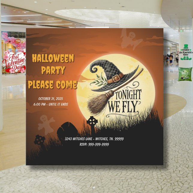 Invitación Esta Noche Volamos A Halloween (Subido por el creador)