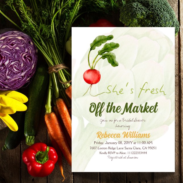 Invitación Está recién salida de la ducha de novia del mercad (Subido por el creador)