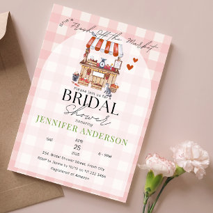 Invitación Está recién salida de la ducha de novia del mercad