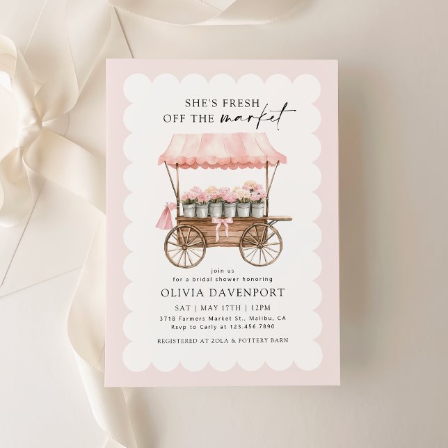 Invitación Está recién salida de la ducha de novias floridas  (Subido por el creador)