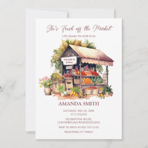 Invitación Está recién salida del mercado de la ducha de novi