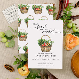 Invitación Está recién salida del mercado de la ducha de novi