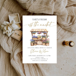 Invitación Está recién salida del mercado Fiesta de ducha de 