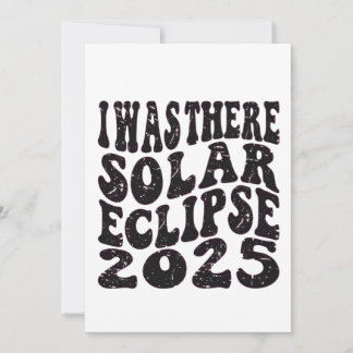 Invitación Estaba Allí El Eclipse Solar 2025 Eclipse Parcial