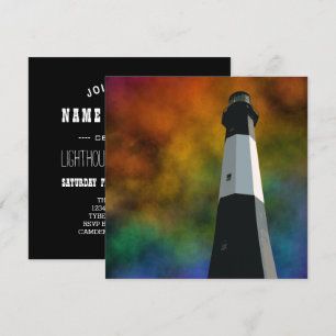 Invitación estación de luz de la isla tybee