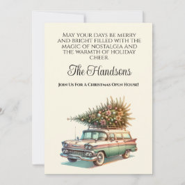 Invitación Estación de navidades Wagon