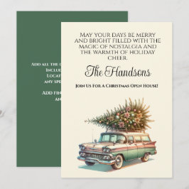 Invitación Estación de navidades Wagon
