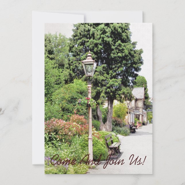 INVITACIÓN ESTACIÓN DE TREN (Anverso)