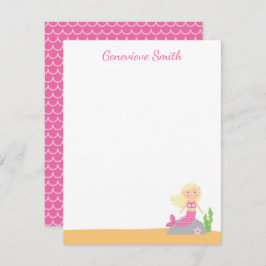 Invitación Estacionamiento personalizado de Sirena | Rosa rub