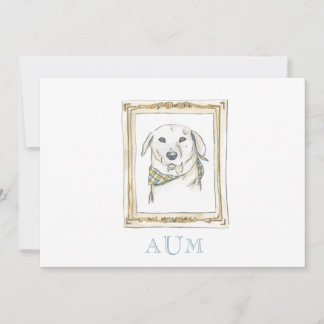 Invitación estacionaria de laboratorio amarillo