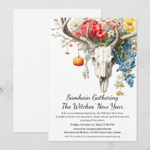 Invitación Estaciones Místicas   Año Nuevo de las Brujas de S