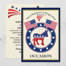 Invitación Estados Unidos Patriótico