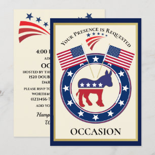 Invitación Estados Unidos Patriótico