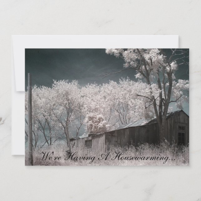 Invitación Estamos calentando una casa... (Anverso)