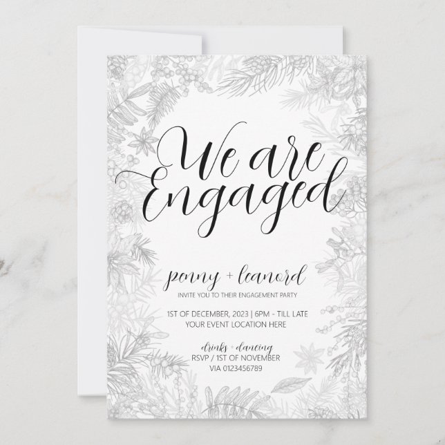 Invitación Estamos comprometidos con el Partido de Compromiso (Anverso)