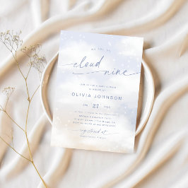 Invitación Estamos en Cloud 9 Dreamy Clouds Baby Shower
