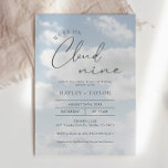 Invitación Estamos en el Baby Shower de Cloud 9<br><div class="desc">Invitación de Baby Shower de On Cloud 9 Añadir texto personalizado a la parte posterior para proporcionar cualquier información adicional necesaria para sus invitados.</div>