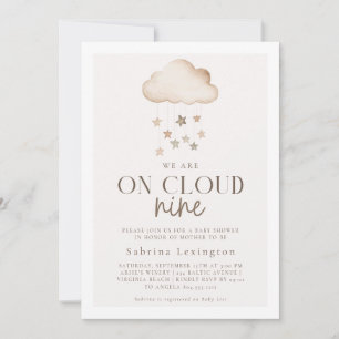 Invitación Estamos en un Baby Shower neutral de género de Nue