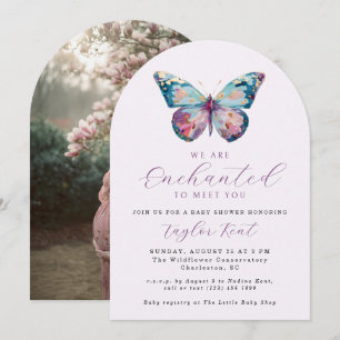 Invitación Estamos Encantados de Conocerte Baby Shower Maripo