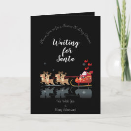Invitación ¡Estamos esperando a Santa Ho! ¡Ho! ¡Ho! Vacacione