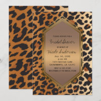 Estampa Exótica de Animal Salvaje Guepardo Leopard