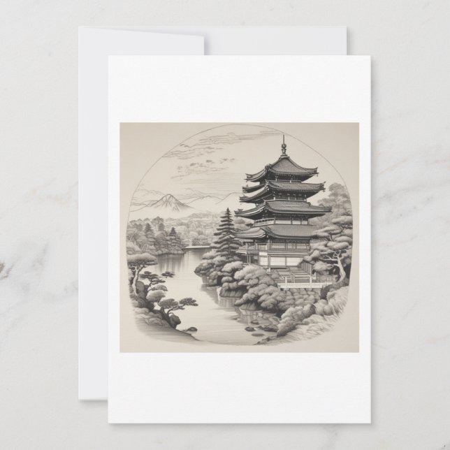 Invitación estampe asiatique  (Anverso)