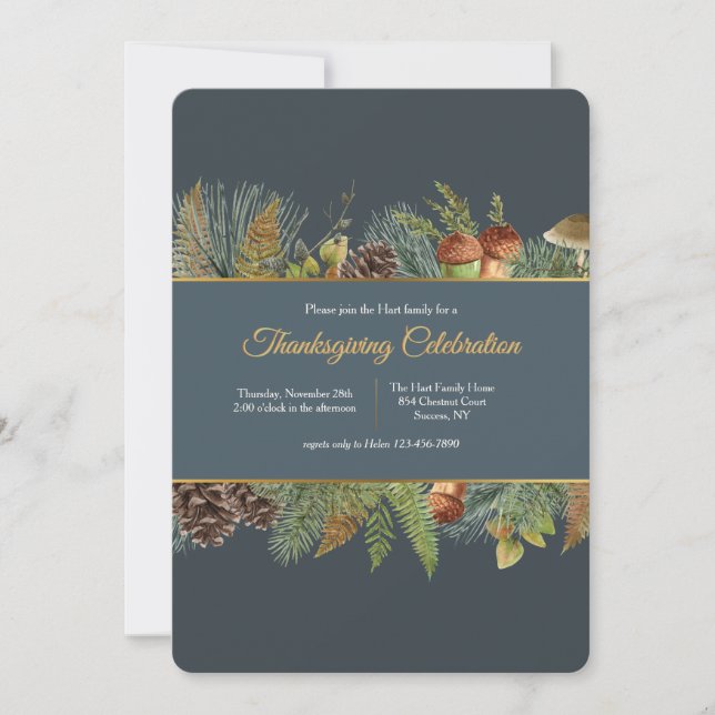Invitación Estandarte de Otoño (Anverso)