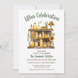 Invitación Estantería de la Botica del Solsticio de Verano de