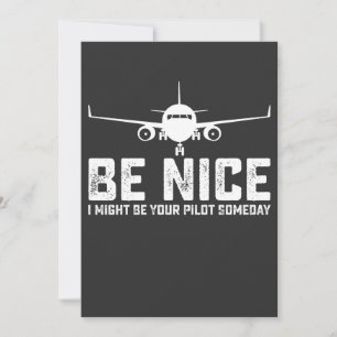 Invitación Estar Bien Podría Ser Su Piloto Algún Día