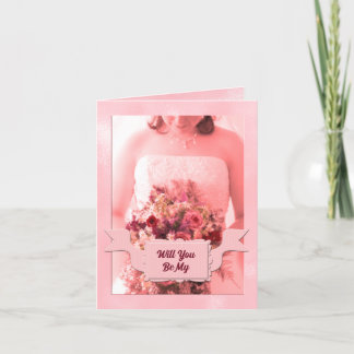 Invitación ¿Estarás en mi novia rosa?