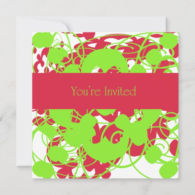 Invitación Estás invitado (Anverso)