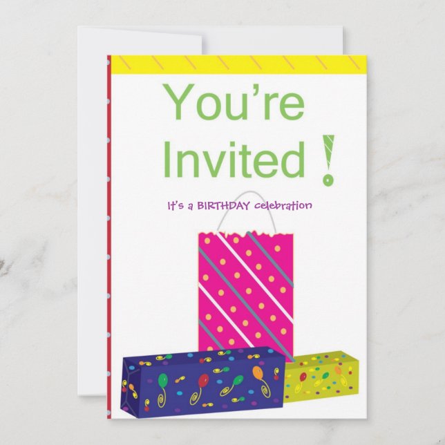 Invitación Estás Invitado (Anverso)