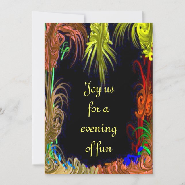 Invitación Estás invitado. (Anverso)