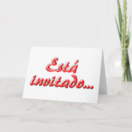 Invitación Estás Invitado