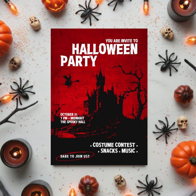 Invitación Estás invitado a la fiesta de Halloween (Subido por el creador)