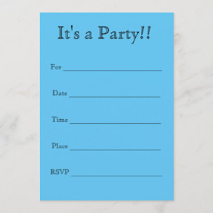 Invitación ¡Estás invitado a mi fiesta de cumpleaños! Invitac