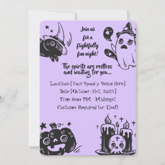 Invitación Estás Invitado… Si Te Atreves! Halloween para Niño