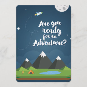 Invitación ¿Estás listo para una aventura?¡SÍ!