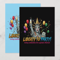 Estatua de la Libertad para celebrar con diversión