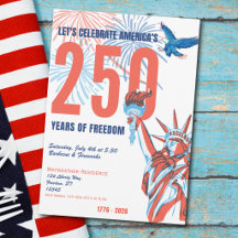 Estatua de la Libertad Retro 250 Aniversario de Am