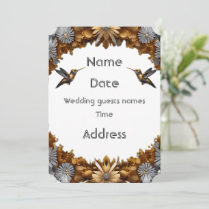 Invitación Este elegante diseño