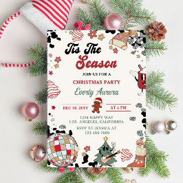 Invitación Este Es El Fiesta De Los Navidades De La Discoteca