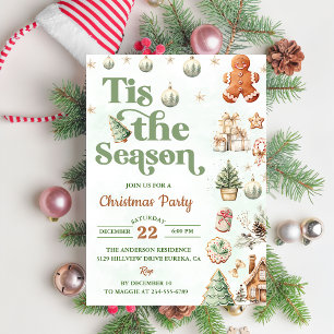 Invitación Este es el Fiesta de Navidades de The Season Cooki