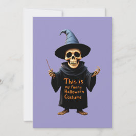 Invitación Este Es Mi Divertido Costume De Halloween Traje Pe